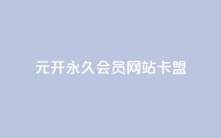 1元开永久q会员网站卡盟 - 1元获取永久Q会员 轻松享受会员特权~