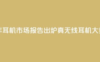 2024上半年耳机市场报告出炉：真无线耳机大势已去