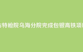 跨越黄河的守护 内蒙古特检院乌海分院完成包银高铁项目高空塔吊检验