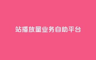 b站播放量业务自助平台 - B站推出自助平台助力播放量提升~