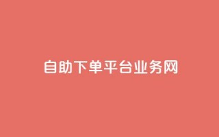 自助下单平台业务网 - 自助下单平台：一站式业务解决方案！