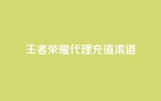 王者荣耀代理充值渠道 - 王者荣耀代理充值途径解析与攻略！