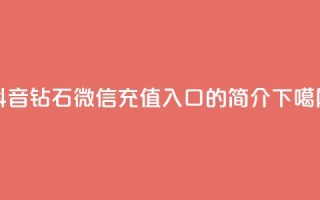 抖音钻石微信充值入口的简介