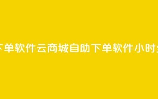 qq云商城24小时自助下单软件 - qq云商城自助下单软件，24小时全天候支持!