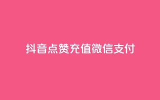 抖音点赞充值微信支付 - 抖音点赞如何通过微信支付进行充值~