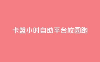 卡盟24小时自助平台校园跑 - 校园跑卡盟自助平台全天服务新体验。