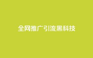 全网推广引流黑科技 - 全网推广引流黑科技：突破无限可能性！