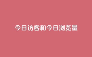 今日访客和今日浏览量,网红商城快手业务24小时营业 - pdd提现700套路最后一步 - 全网最低价业务网站