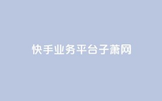 快手业务平台子萧网,子潇网络平台低价 - 拼多多转盘最后0.01解决办法 - 怎么购买助力