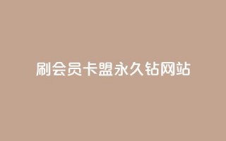 刷会员卡盟永久钻网站 - 永久享受会员权益的卡盟推荐网站揭秘~