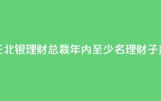 郭振涛获准出任北银理财总裁 年内至少8名理财子董事长、总裁焕新