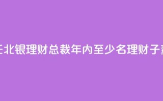 郭振涛获准出任北银理财总裁 年内至少8名理财子董事长、总裁焕新