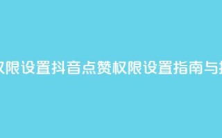 抖音点赞查看权限设置 - 抖音点赞权限设置指南与操作步骤!