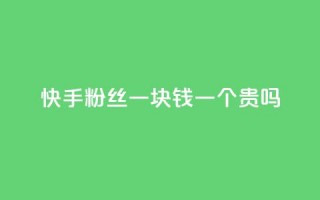 快手粉丝一块钱一个贵吗,KS业务下单平台 - 卡盟网 - qq视频盗取个人信息如何处理