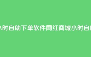 网红商城24小时自助下单软件(网红商城24小时自助购物软件)