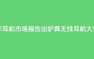 2024上半年耳机市场报告出炉：真无线耳机大势已去