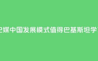 巴媒：中国发展模式值得巴基斯坦学习