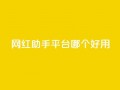 网红助手平台哪个好用,抖音业务代理平台 - 全网自动下单平台 - 网红自助下单商城