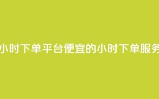 Dy低价二十四小时下单平台 - Dy便宜的24小时下单服务平台！