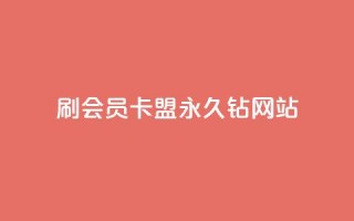 刷会员卡盟永久钻网站 - 永久钻刷会员卡盟网站：畅享会员特权，提高网站排名~