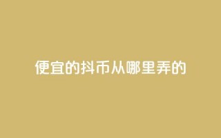 便宜的抖币从哪里弄的 - 哪里可以获取便宜的抖币有效途径解析!