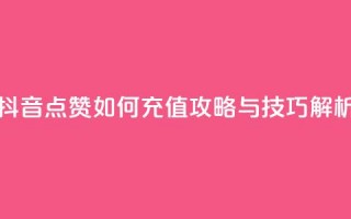 抖音点赞如何充值攻略与技巧解析