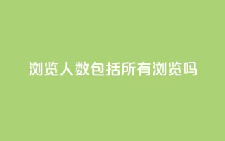 qq浏览人数包括所有浏览吗 - qq浏览人数是否包含所有浏览？!