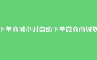 24小时微商软件自助下单商城 - 24小时自助下单微商商城软件全新上线。