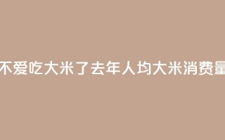 韩国人不爱吃大米了？去年人均大米消费量创新低