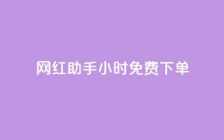 网红助手24小时免费下单,dy业务下单低价 - 网红助手app亮点 - ks免费业务平台