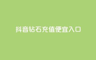 抖音钻石充值便宜入口 - 抖音钻石充值低价通道，优惠好康等你来！~