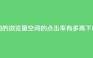 qq空间的浏览量 - qq空间的点击率有多高？!