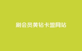 刷qq会员黄钻卡盟网站 - 获取QQ会员黄钻卡盟网站的最佳途径。