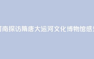 【何以中国 行走河南】探访隋唐大运河文化博物馆 感知古代“水上高铁”