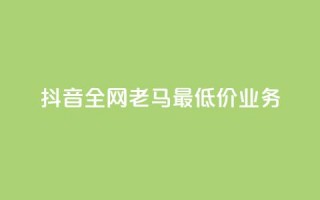 抖音全网老马最低价业务,点赞24小时服务平台 - dy24小时下单平台评论 - QQ动态自动秒赞