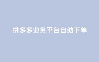 拼多多业务平台自助下单,QQ空间刷访客量的网站 - 全网科技低价货源辅助 - 卡盟业务