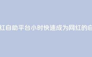 二十四小时网红自助平台(24小时快速成为网红的自助平台)