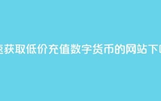 快速获取低价充值数字货币的网站