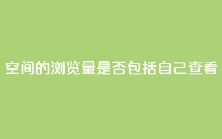 qq空间的浏览量是否包括自己查看？