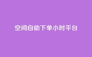 QQ空间自助下单24小时平台 - 24小时自助下单QQ空间乐享新体验~