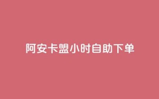 阿安卡盟24小时自助下单 - 阿安卡盟全天候自助下单服务全解析~