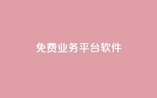 ks免费业务平台软件 - 快手低价业务自助平台软件