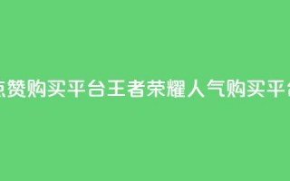 王者荣耀人气点赞购买平台 - 王者荣耀人气购买平台排行榜~