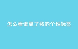 qq怎么看谁赞了我的个性标签,网红业务下单 - ks个人账号出售 - qq空间偷看工具2024