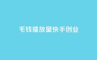 1毛钱10000播放量快手创业 - 1毛钱10000播放量快手创业技巧，一步步实现爆款视频~