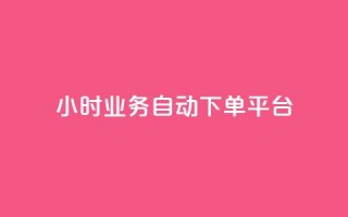 24小时业务自动下单平台 - 全天候自动下单平台助力业务高效运营！