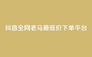 抖音全网老马最低价下单平台,QQ访客自助网址 - 亿点卡盟 - qq会员代充为什么那么便宜