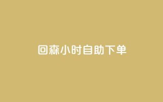 回森24小时自助下单,快手免费领播放量1万 - dy自定义评论业务 - 1元充快币