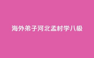 海外“弟子”河北孟村学“八极”