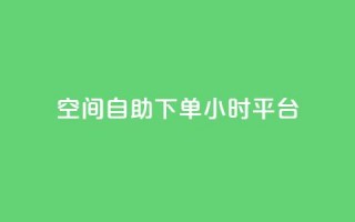 qq空间自助下单24小时平台 - 24小时自助下单QQ空间平台操作指南!